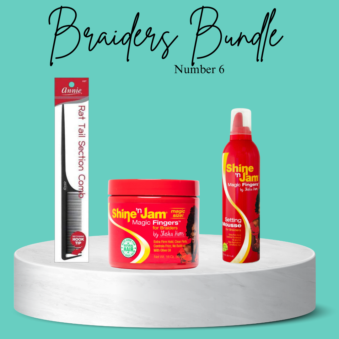 BRAIDER'S BUNDLE 6 (MAGIC FINGERS) Elegant Boutique Beauty Supply