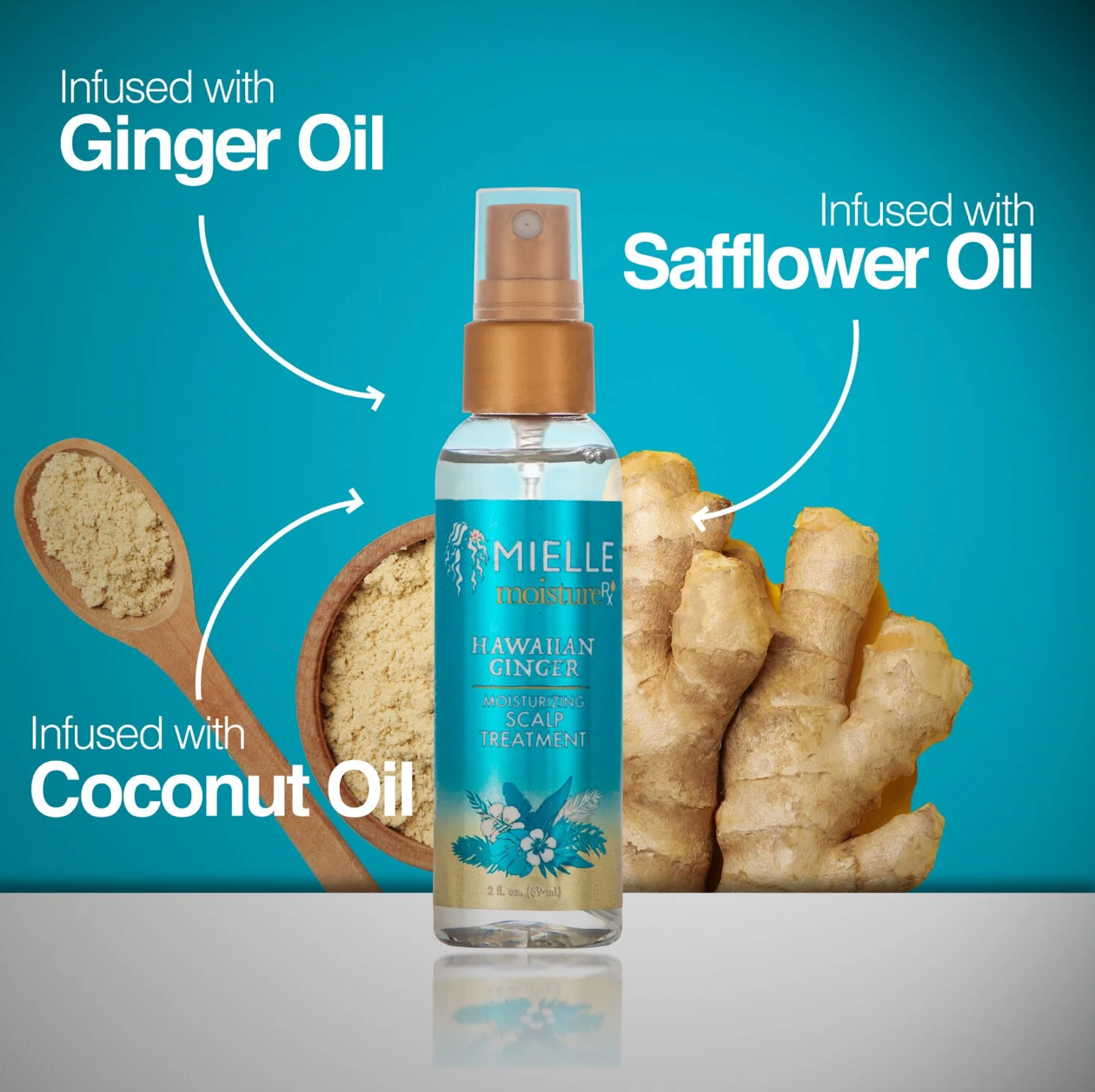 Mielle Organics Hawaiian Ginger Moisturizing Scalp Treatment