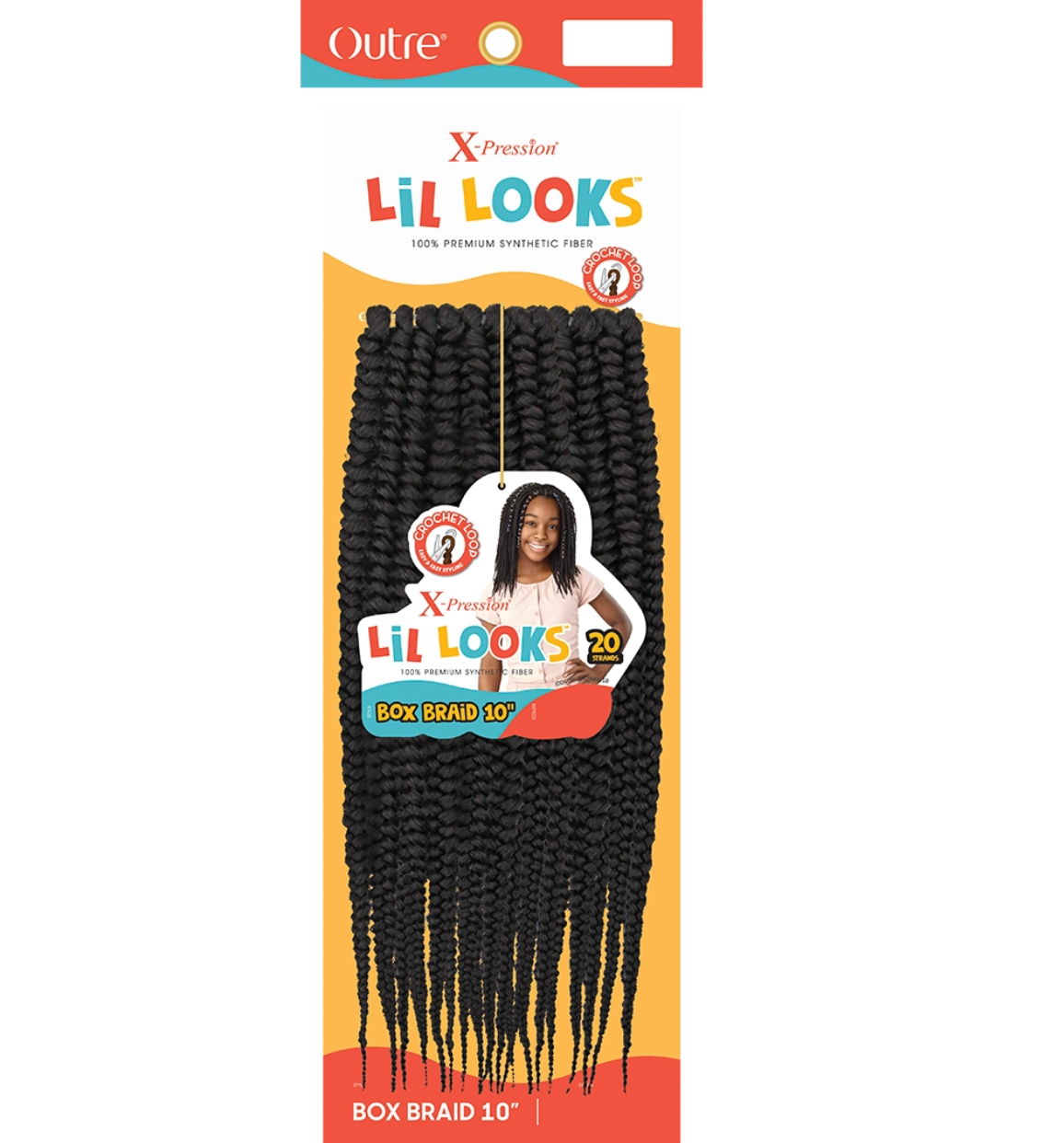 X-Pression Lil Looks Box Braid (10")