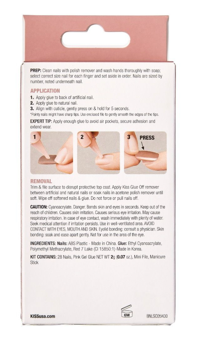 Kiss Bare but Better Nails (Nude Glow)