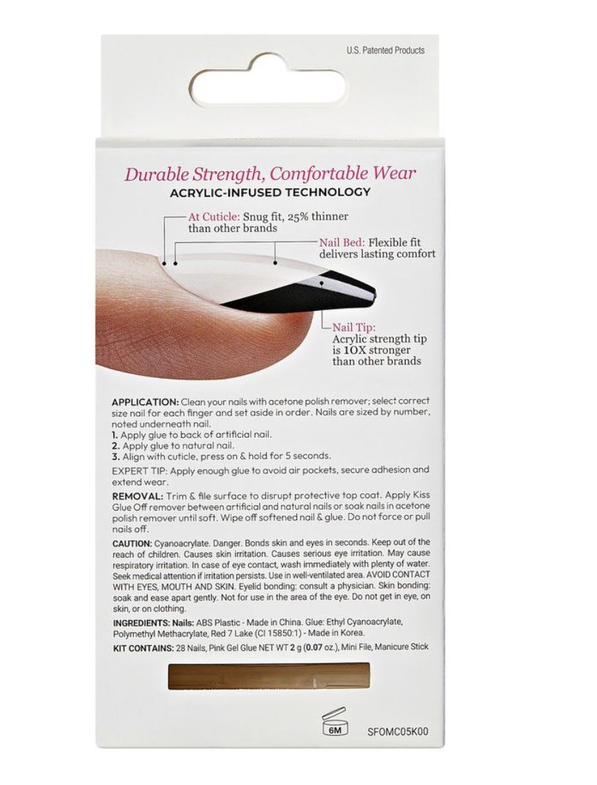 Kiss Salon Acrylic French (Hype)