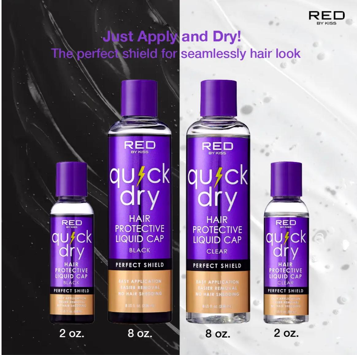 Red by Kiss Quick Dry Protective Liquid Cap