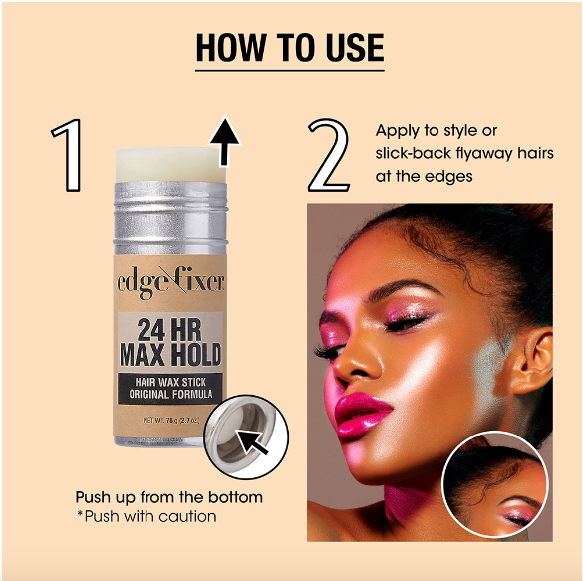 Edge Fixer Hair Wax Stick