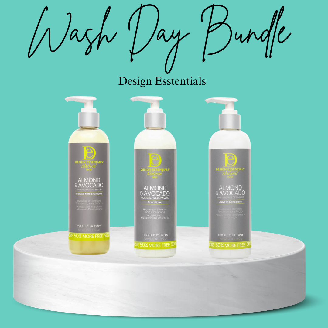 WASH DAY ESSENTIALS BUNDLE (DESIGN ESSENTIALS)