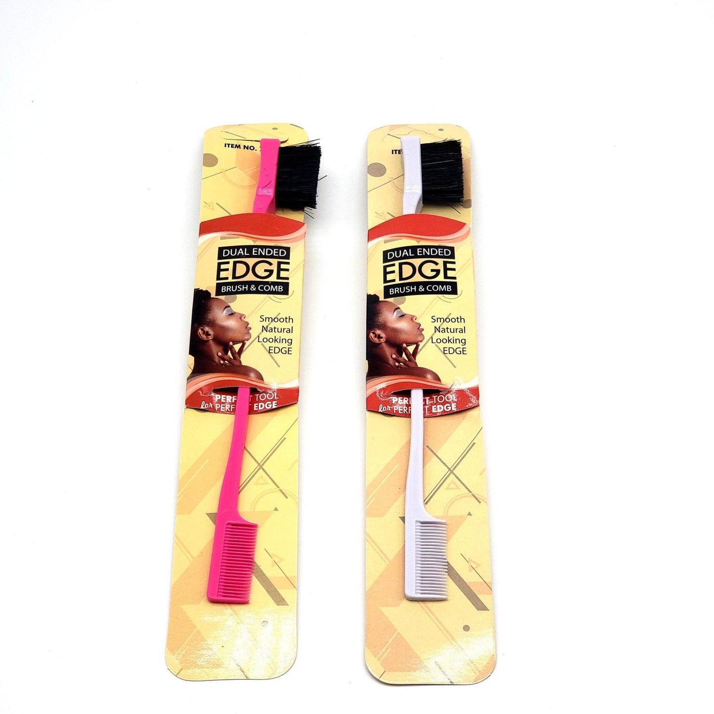 AB DUAL ENDED EDGE BRUSH & COMB - Elegant Boutique Beauty Supply