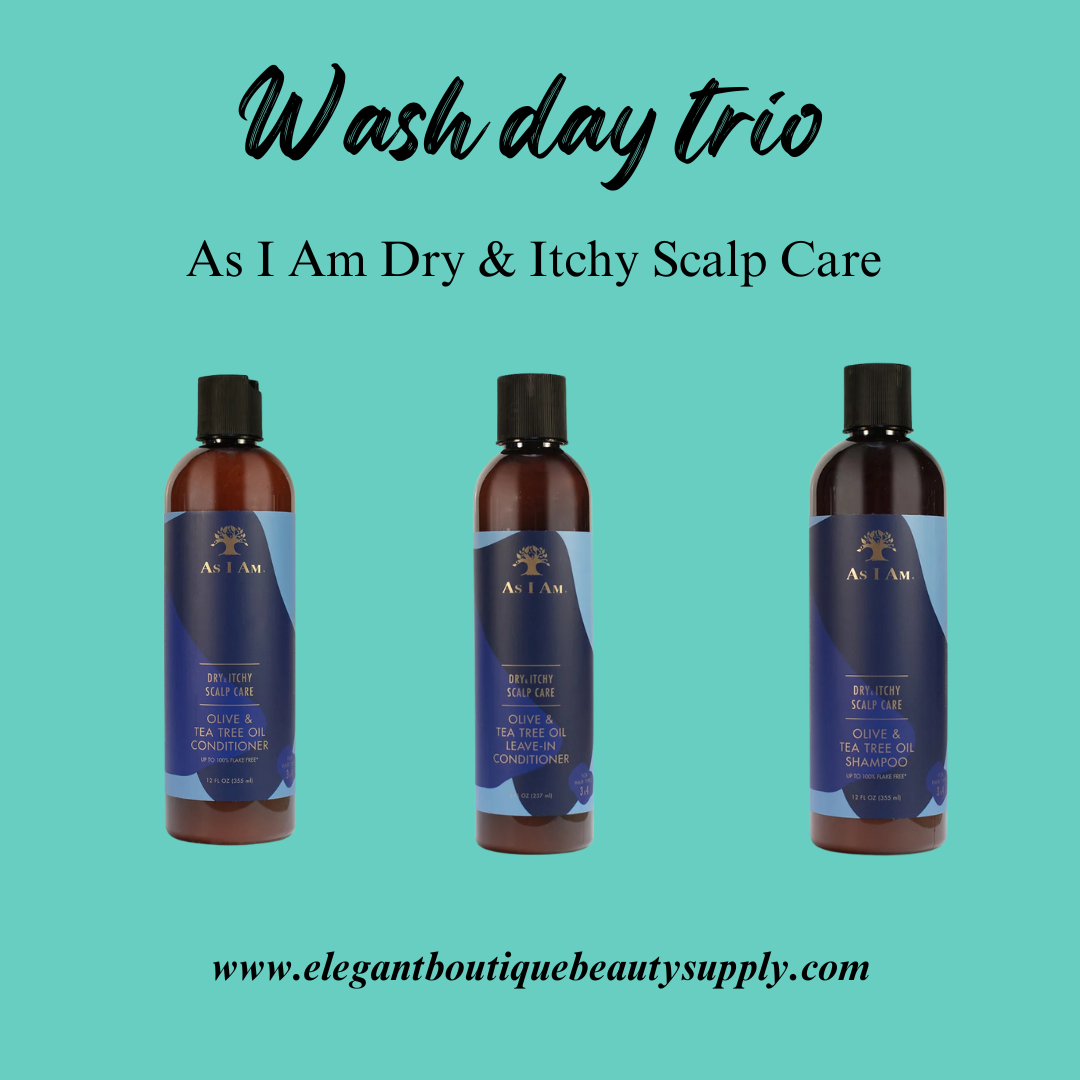 Wash Day Trio- As I Am Dry & Itchy Scalp Care
