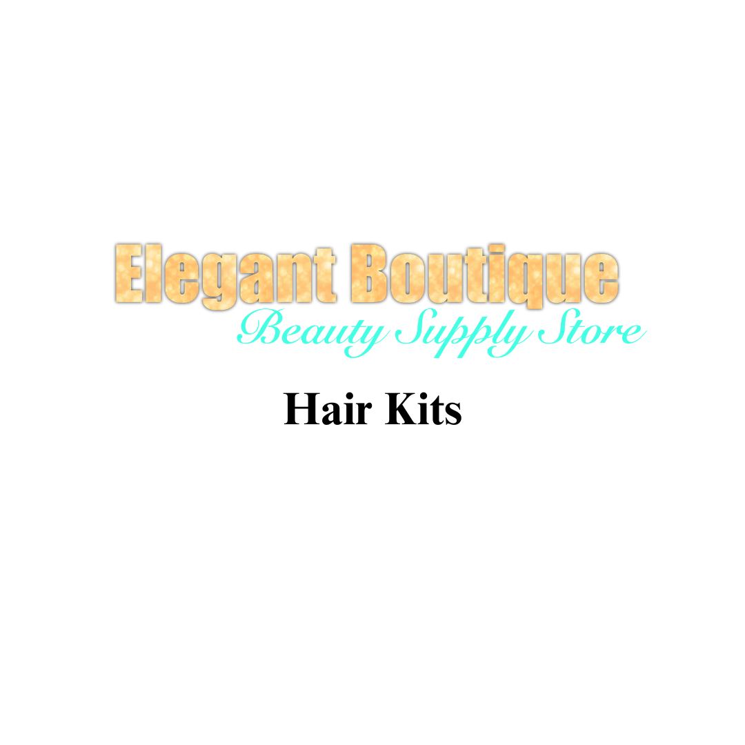 GIRLS HAIR KIT (w/color 1B braiding hair)