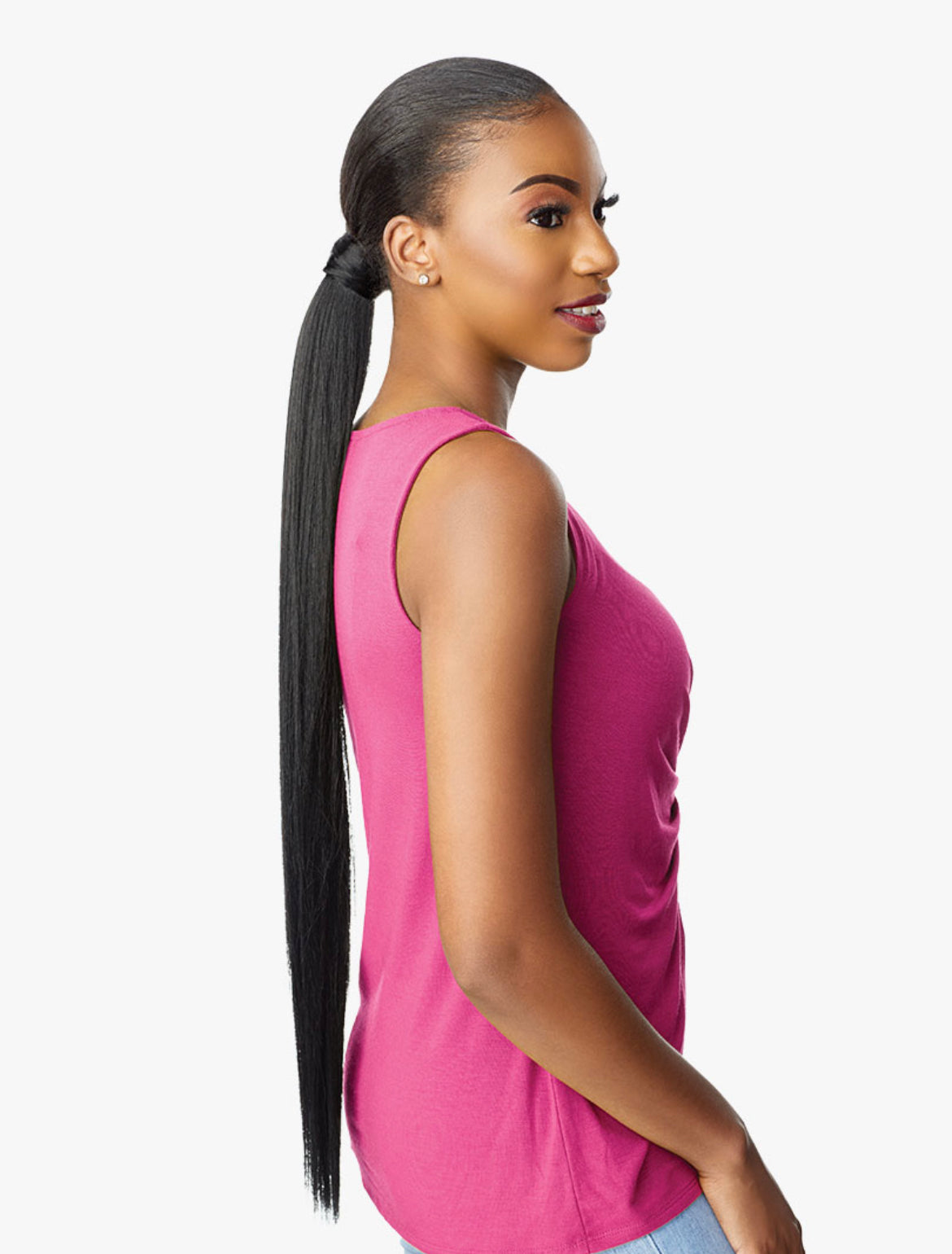 SENSATIONNEL SYNTHETIC PONYTAIL INSTANT PONY WRAP- STRAIGHT 30"