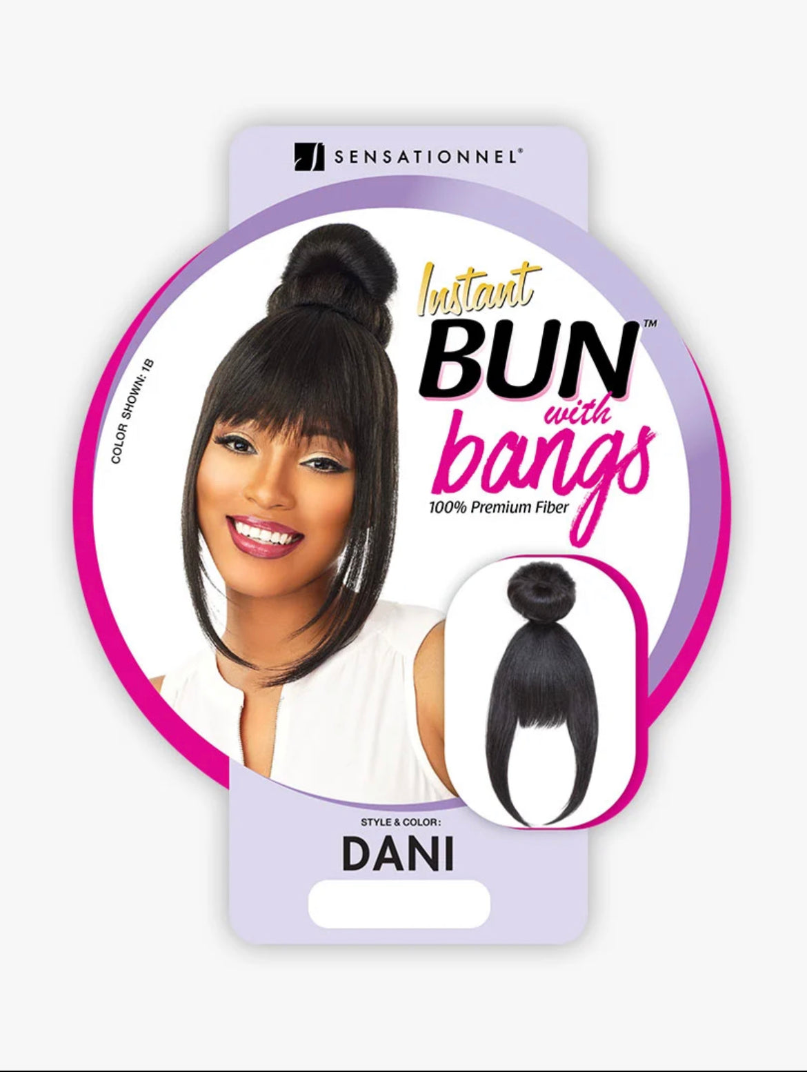 SENSATIONNEL INSTANT BUN WITH BANGS- DANI