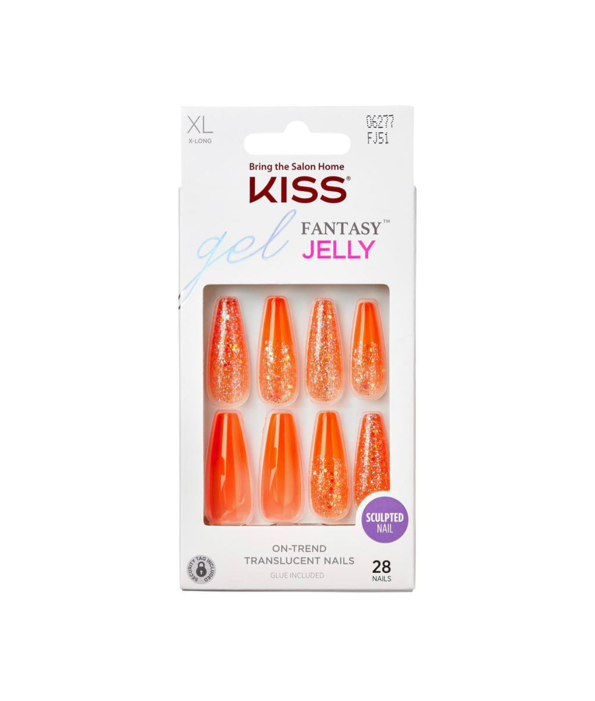 KISS | JELLY FANTASY NAILS- ORANGE JELLY