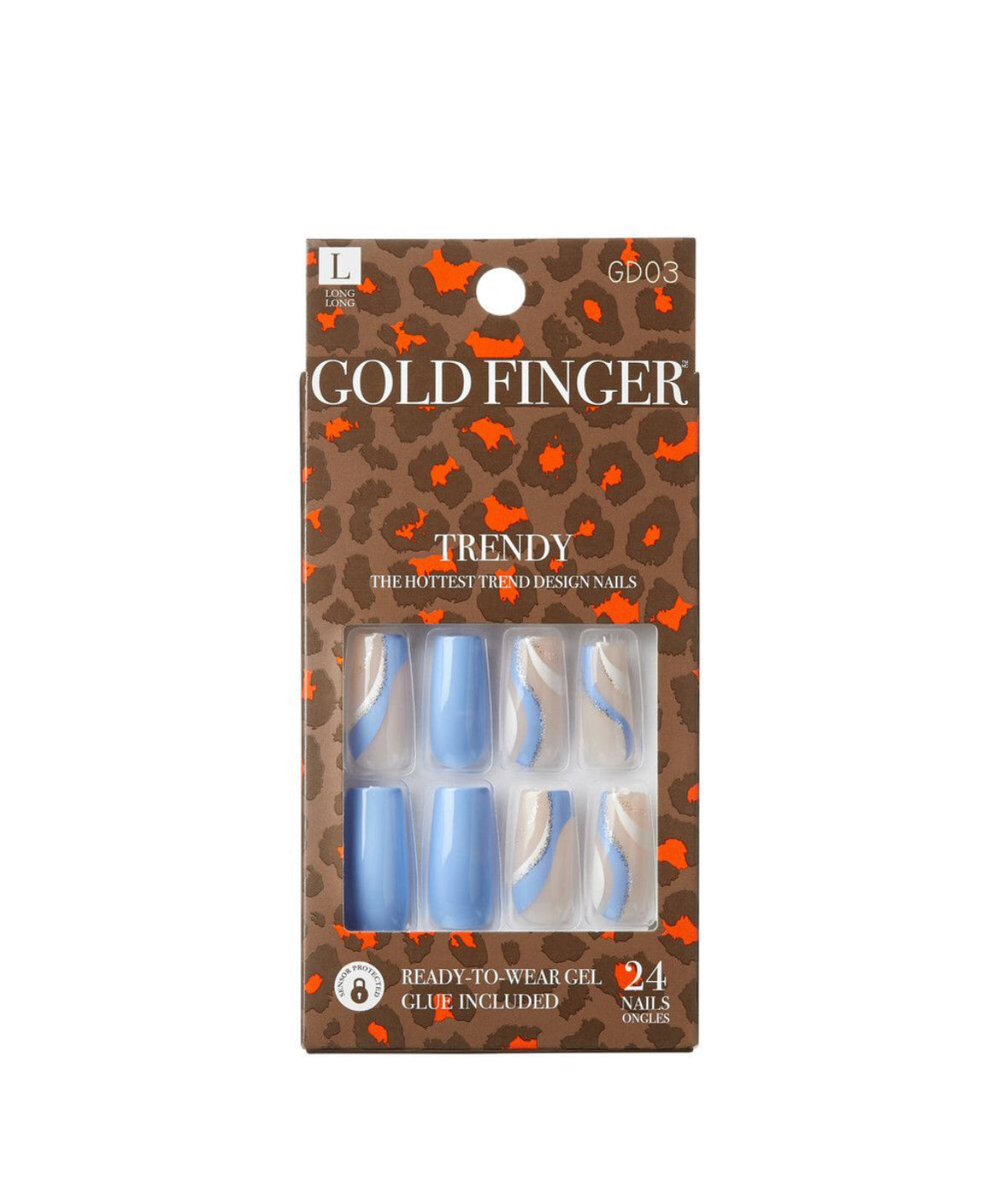 Kiss Gold Finger Trendy Nails (Underneath the Tree)