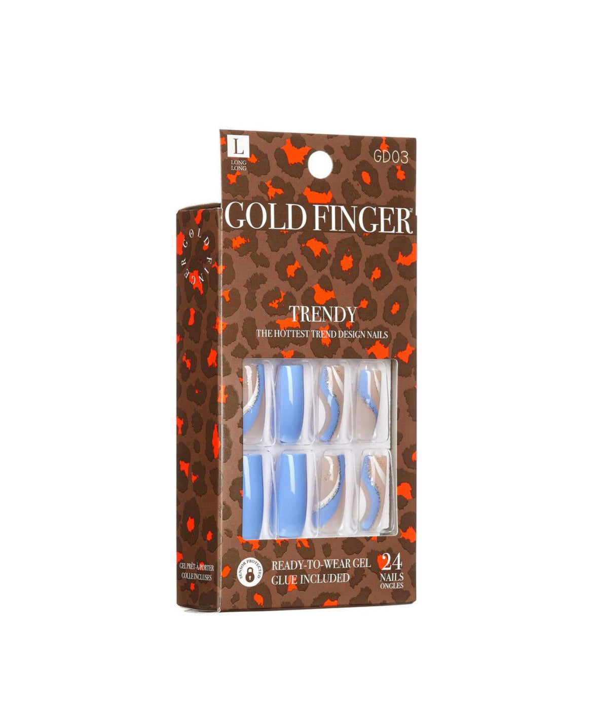 Kiss Gold Finger Trendy Nails (Underneath the Tree)