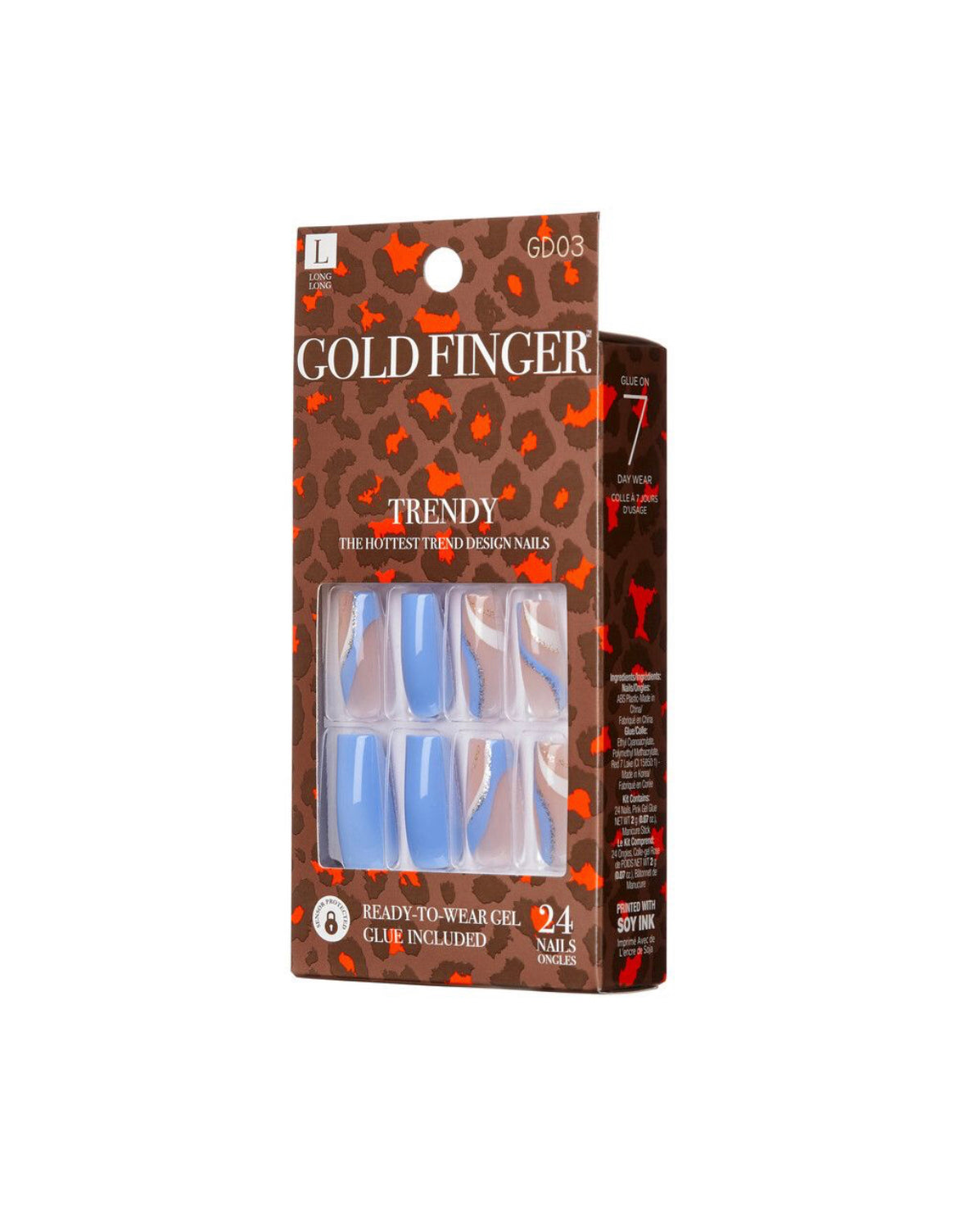 Kiss Gold Finger Trendy Nails (Underneath the Tree)