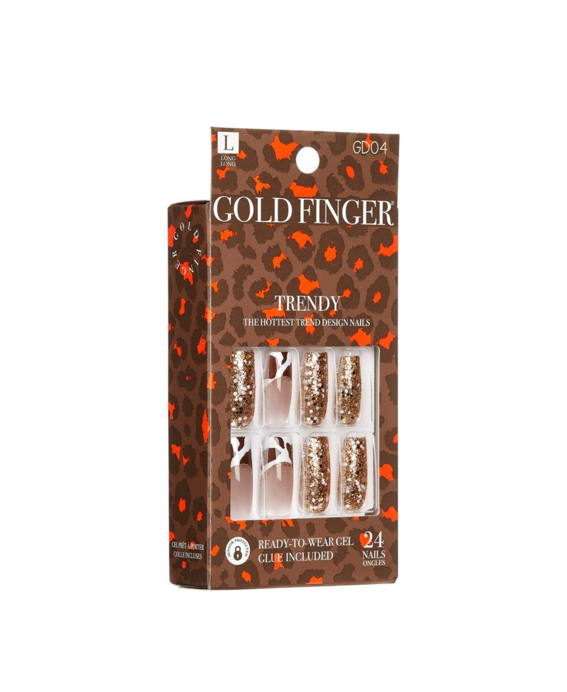 Kiss Gold Finger Trendy Nails (Totally Got This)
