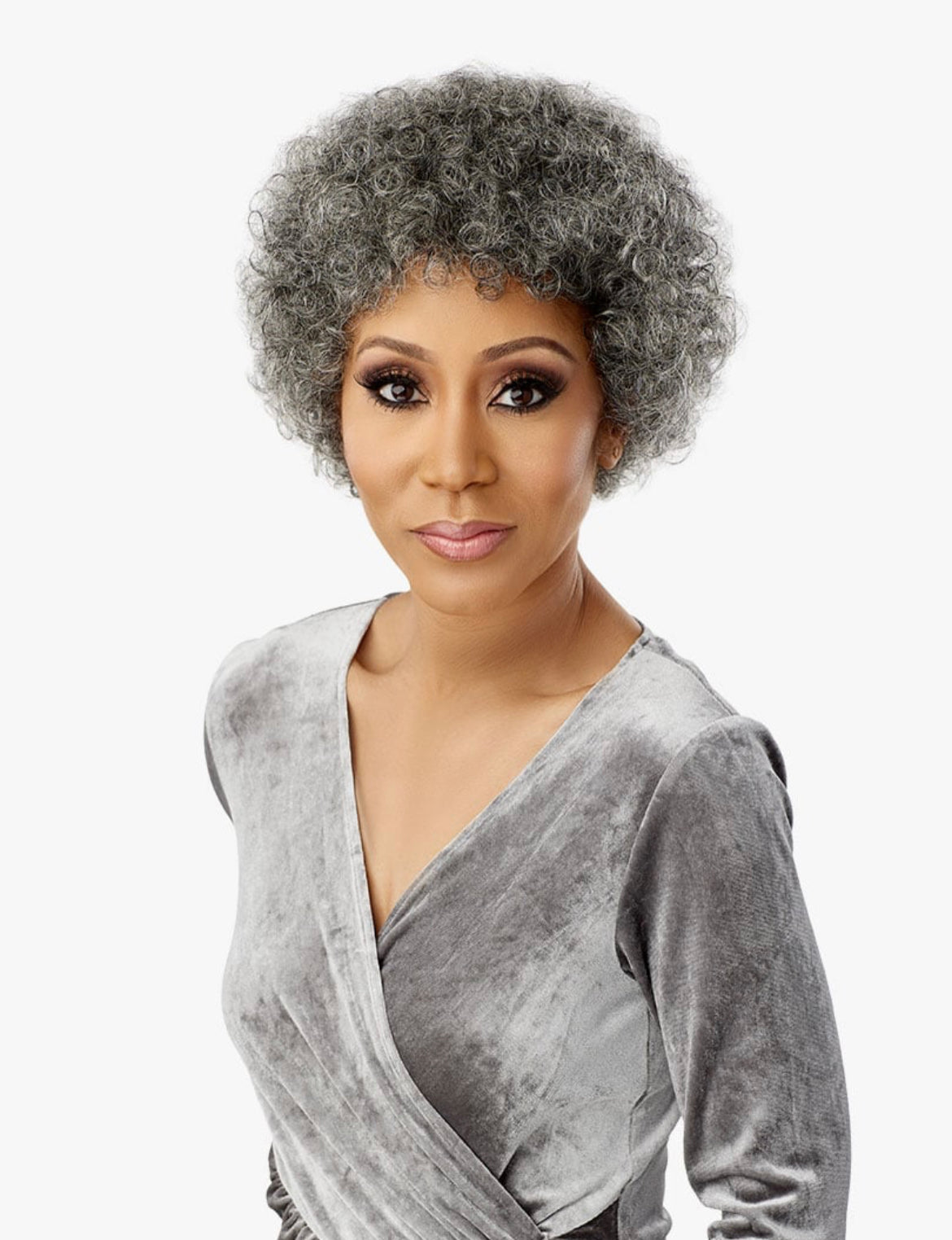 Sensationnel Empire Wig Salt & Pepper Human Hair (Bliss)