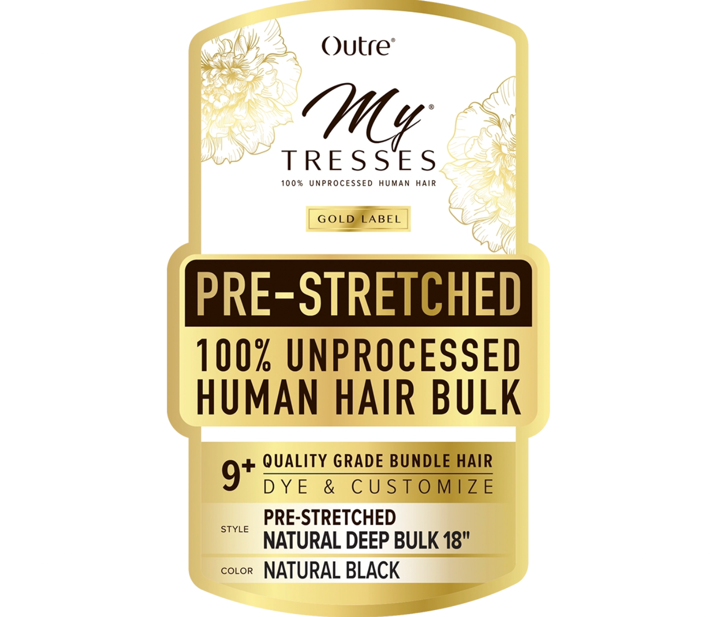 Outre MyTress Gold Natural Deep Bulk (18")
