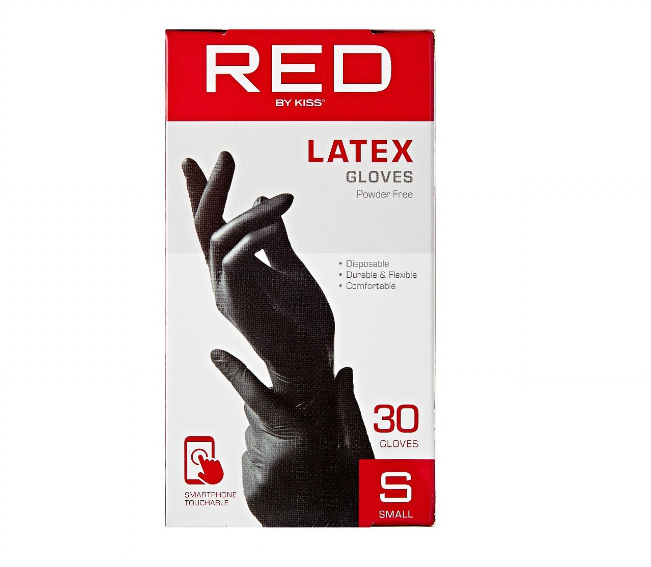 Red by Kiss Latex Gloves