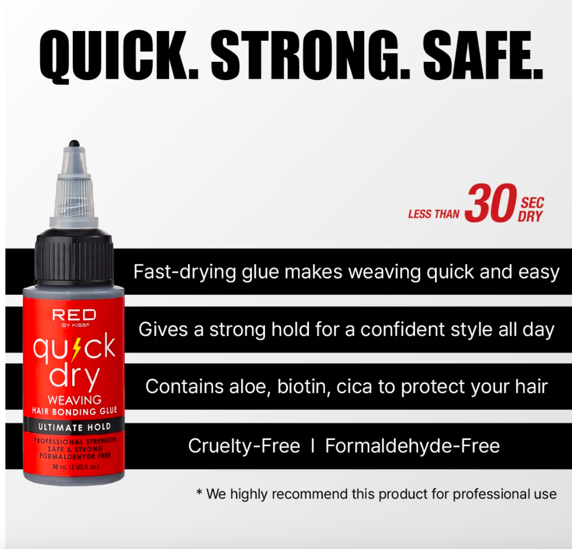 Red by Kiss Ultimate Hold Hair Bonding Glue