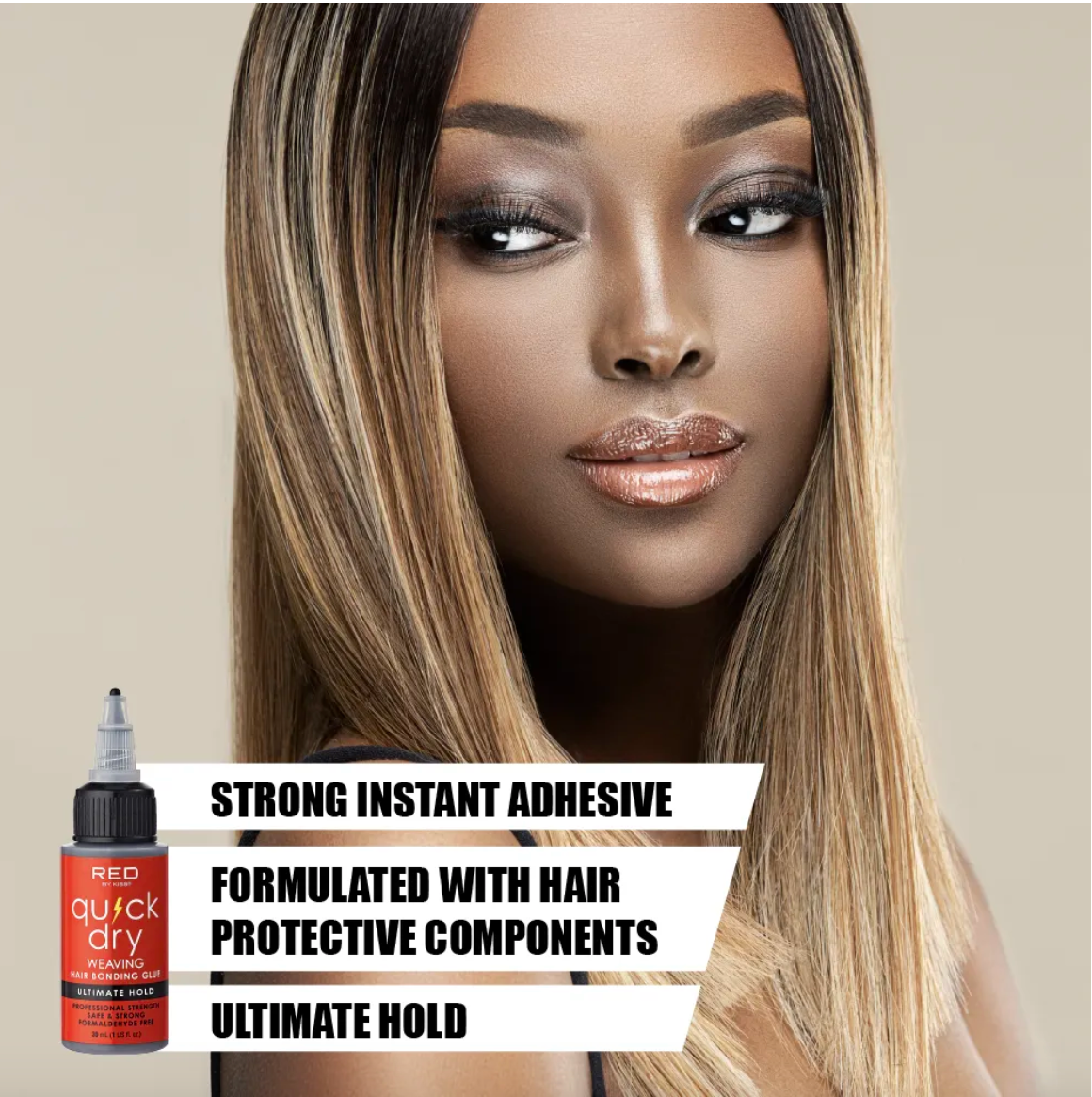 Red by Kiss Ultimate Hold Hair Bonding Glue