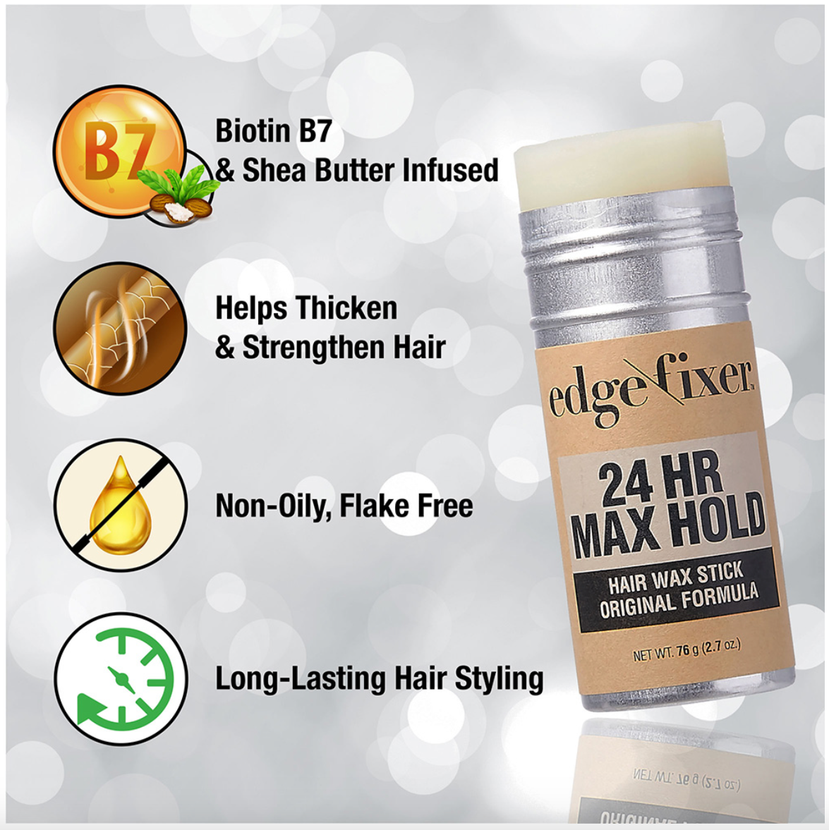 Edge Fixer Hair Wax Stick