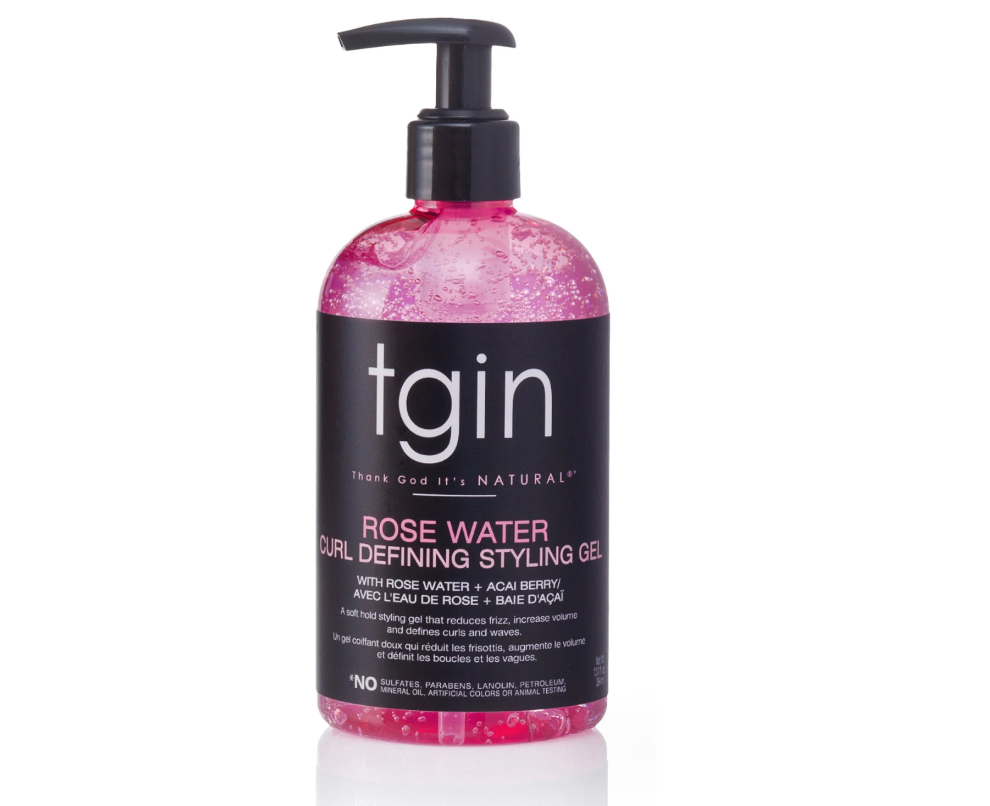 TGIN Rose Water Curl Defining Styling Gel