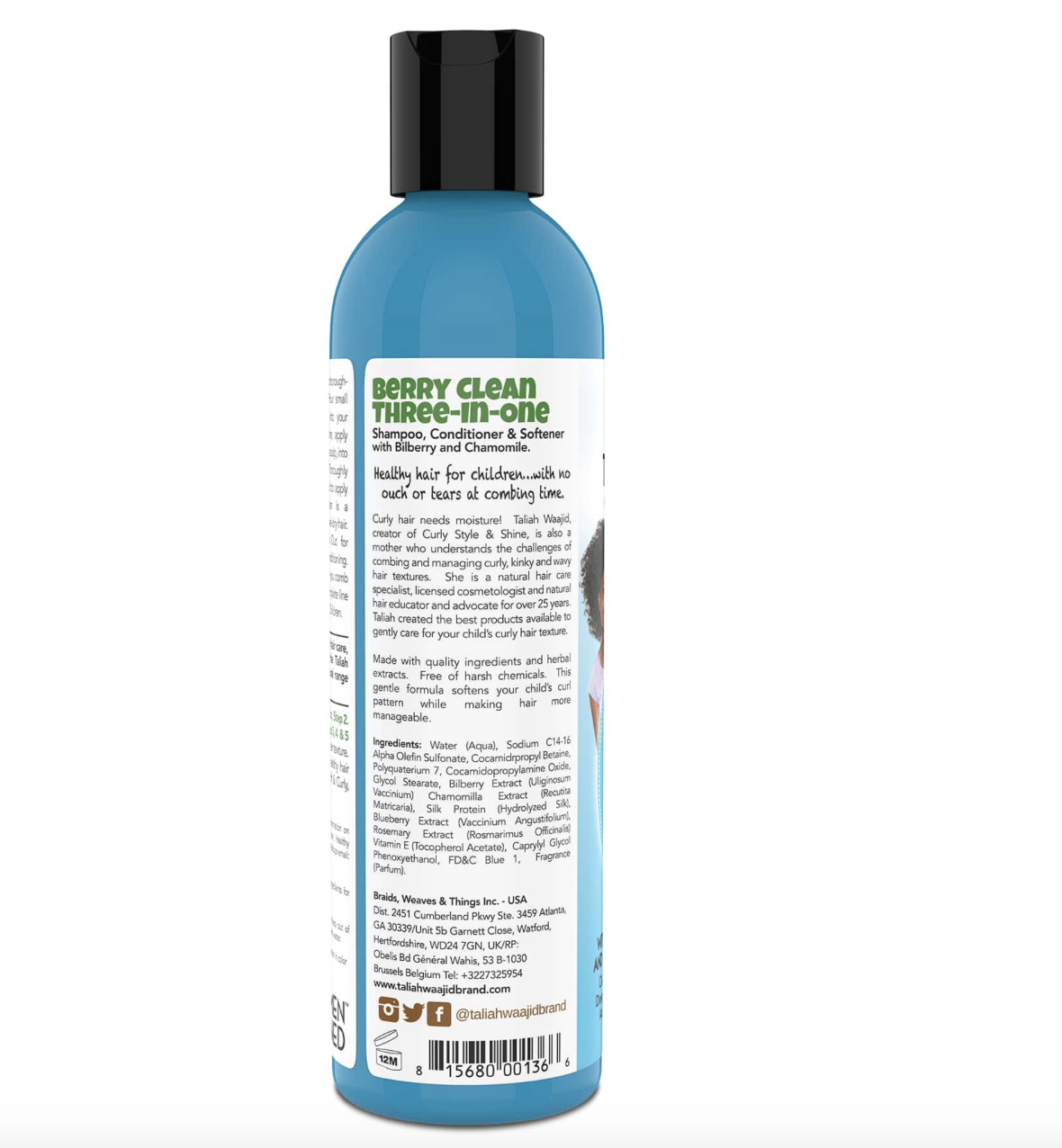 Taliah Waajid for Children Berry Clean 3-in-1 Shampoo