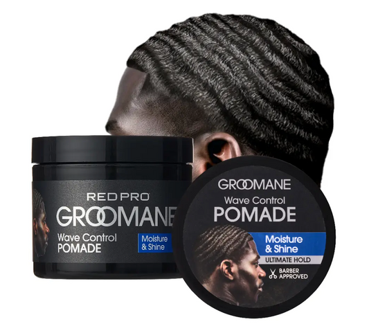 Groomane Wave Control Pomade - Ultimate Hold, Moisture & Shine
