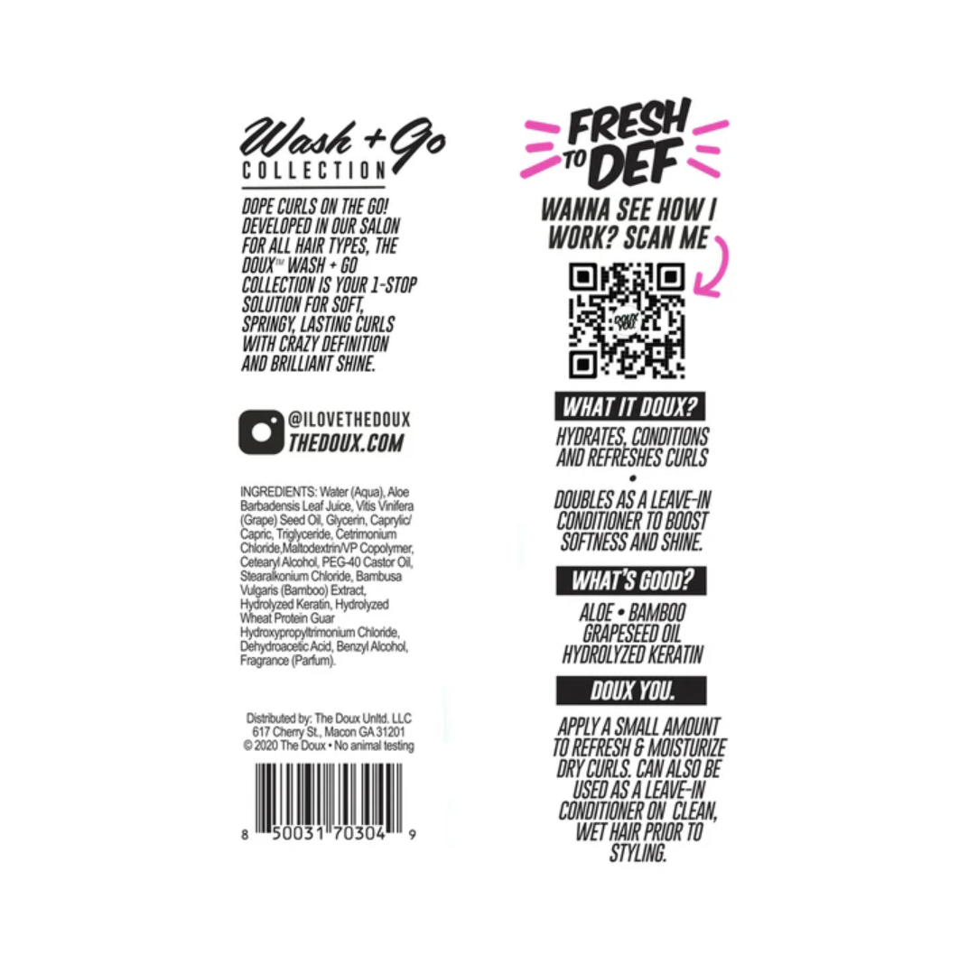 The Doux Fresh To Def Leave-In Curl Refresher