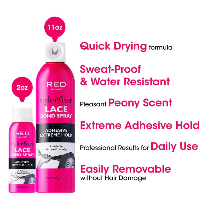 Red by Kiss Styler Fixer Lace Bond Spray