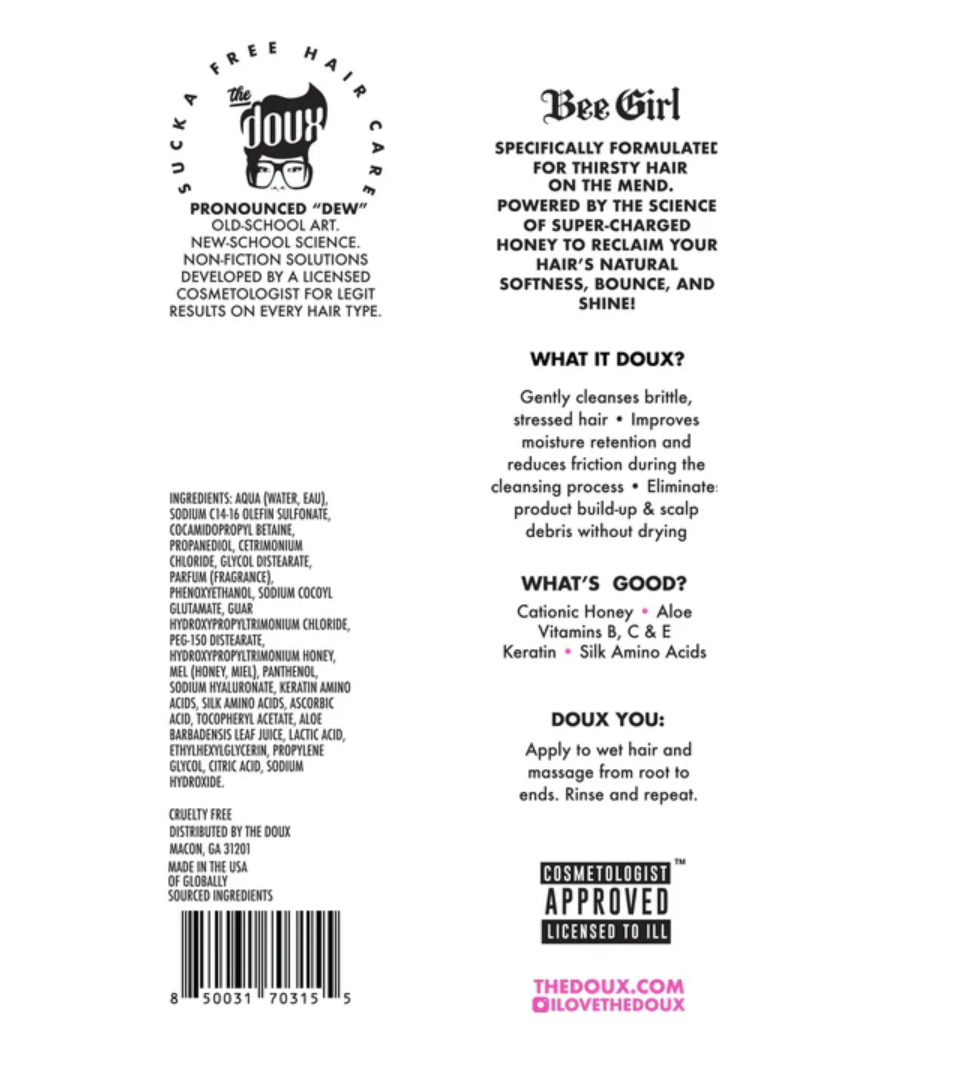 The Doux Ladies First Honey Shampoo