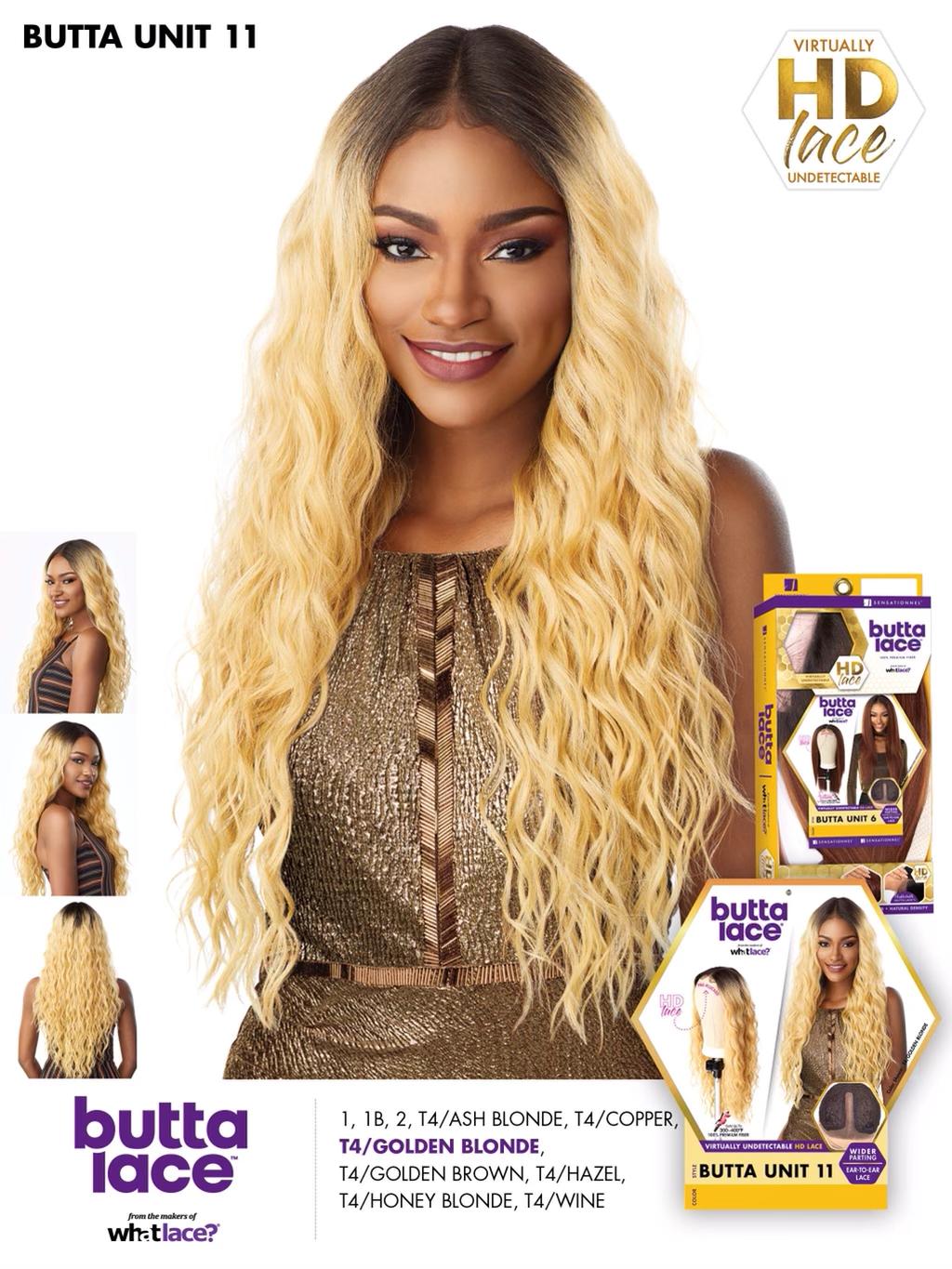 SENSATIONNEL HD LACE FRONT WIG BUTTA LACE UNIT 11 - Elegant Boutique Beauty Supply