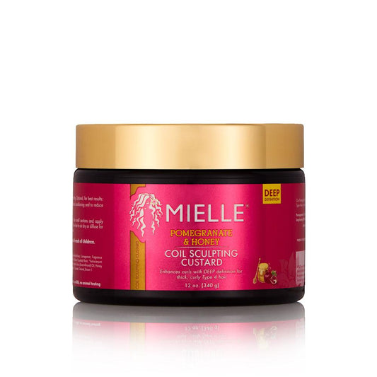 MIELLE ORGANICS- POMEGRANTE & HONEY CURL SCULPTING CUSTARD - Elegant Boutique Beauty Supply