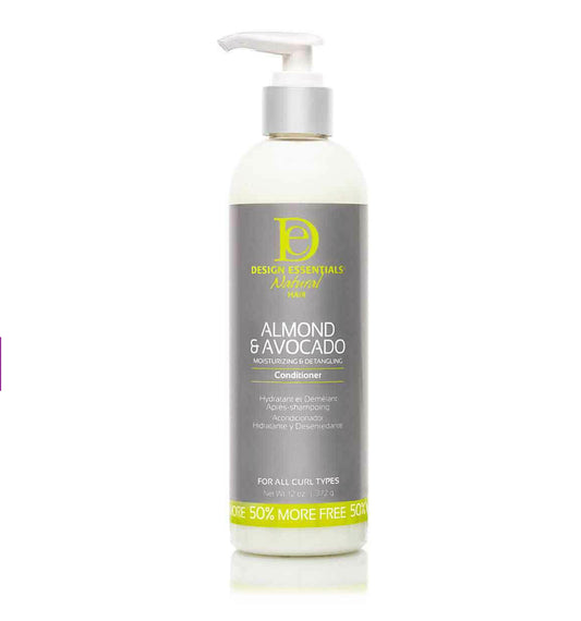 DESIGN ESSENTIALS ALMOND & AVOCADO MOISTURIZING & DETANGLING CONDITIONER