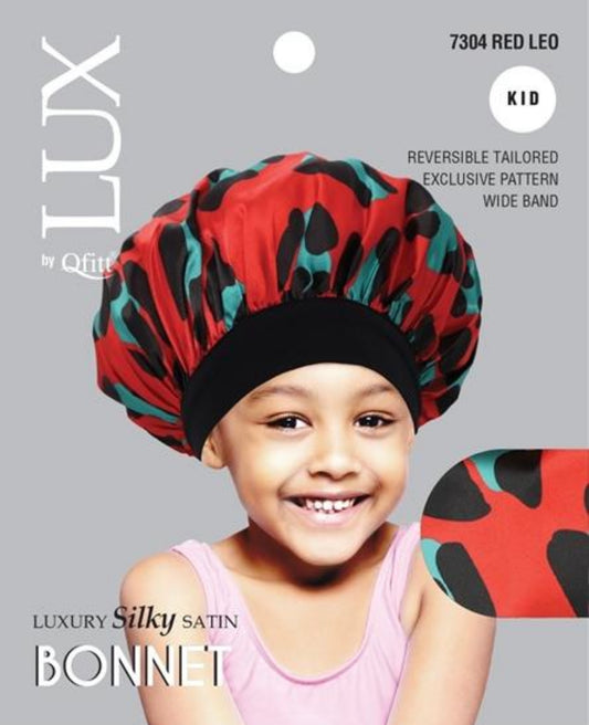 LUX LUXURY SILKY SATIN BONNET FOR KIDS (PATTERN)