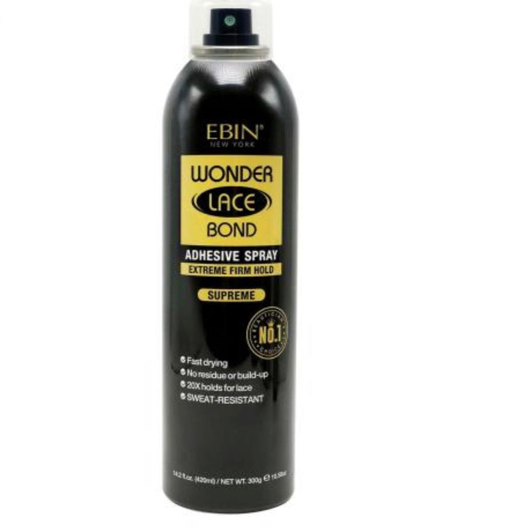 EBIN WONDER LACE BOND ADHESIVE SPRAY- EXTREME FIRM HOLD SUPREME