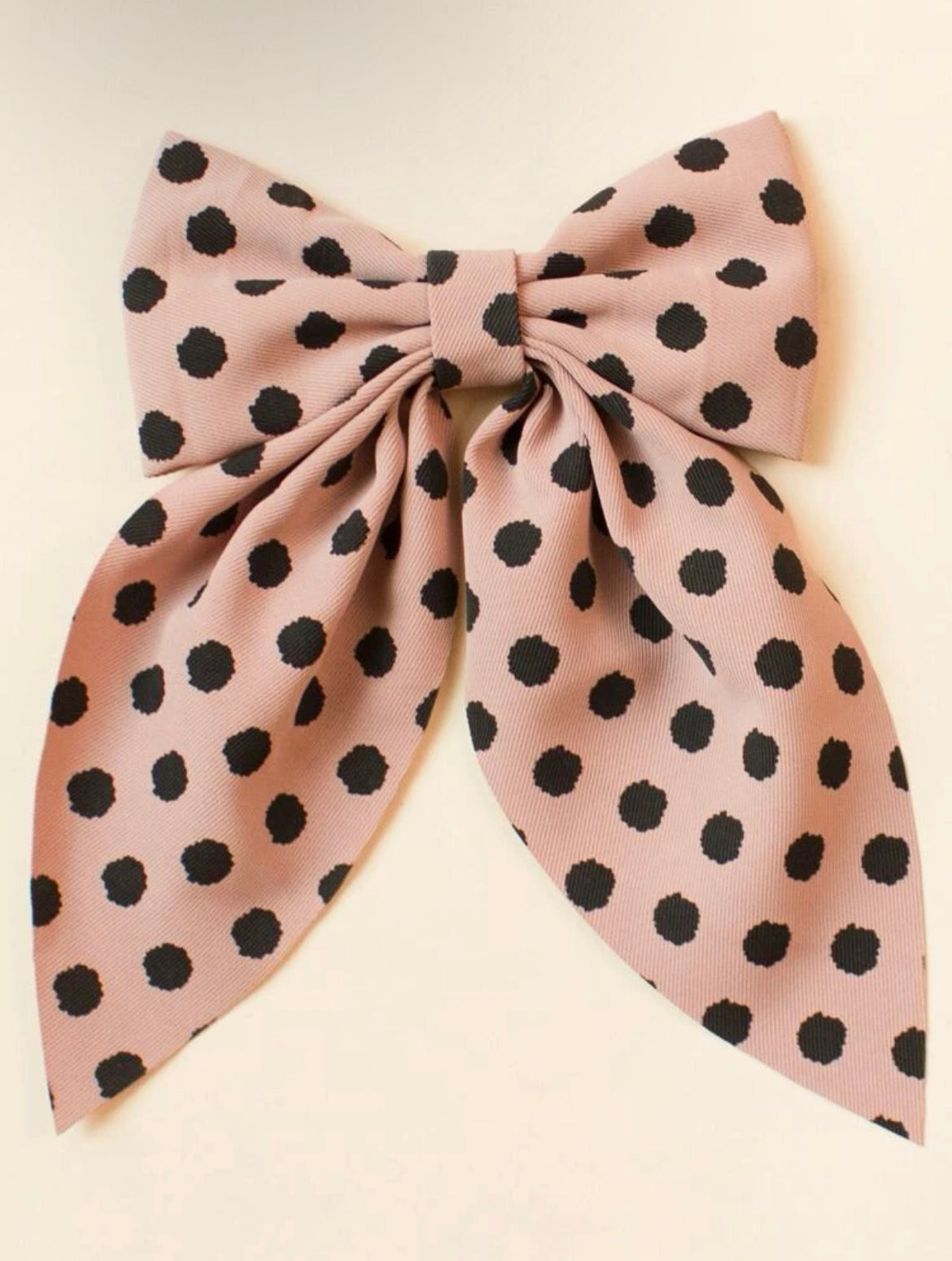 LARGE POLKA DOT HAIR BOW