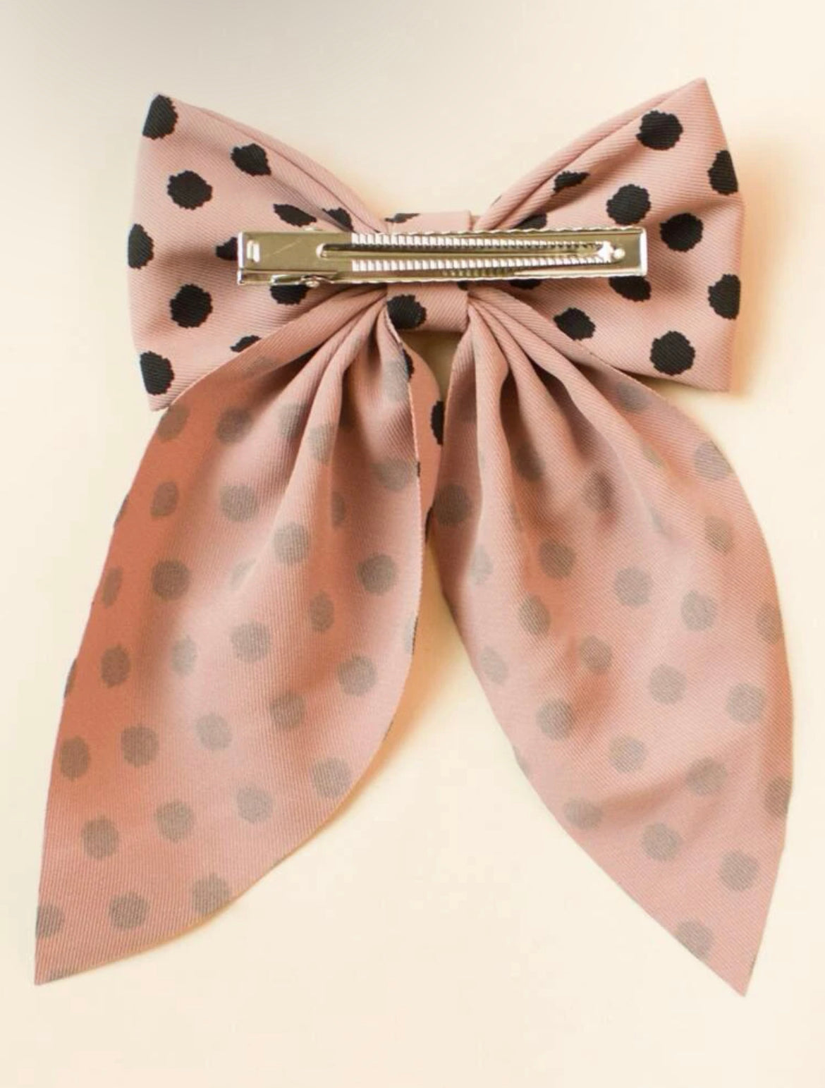 LARGE POLKA DOT HAIR BOW