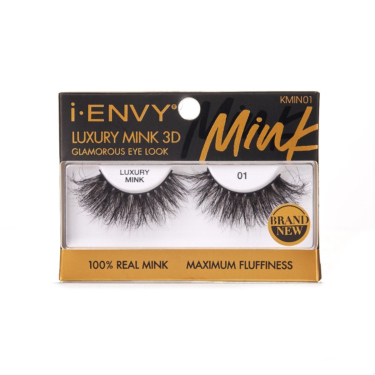 KISS | i ENVY LUXURY MINK 3D EYELASHES- 01