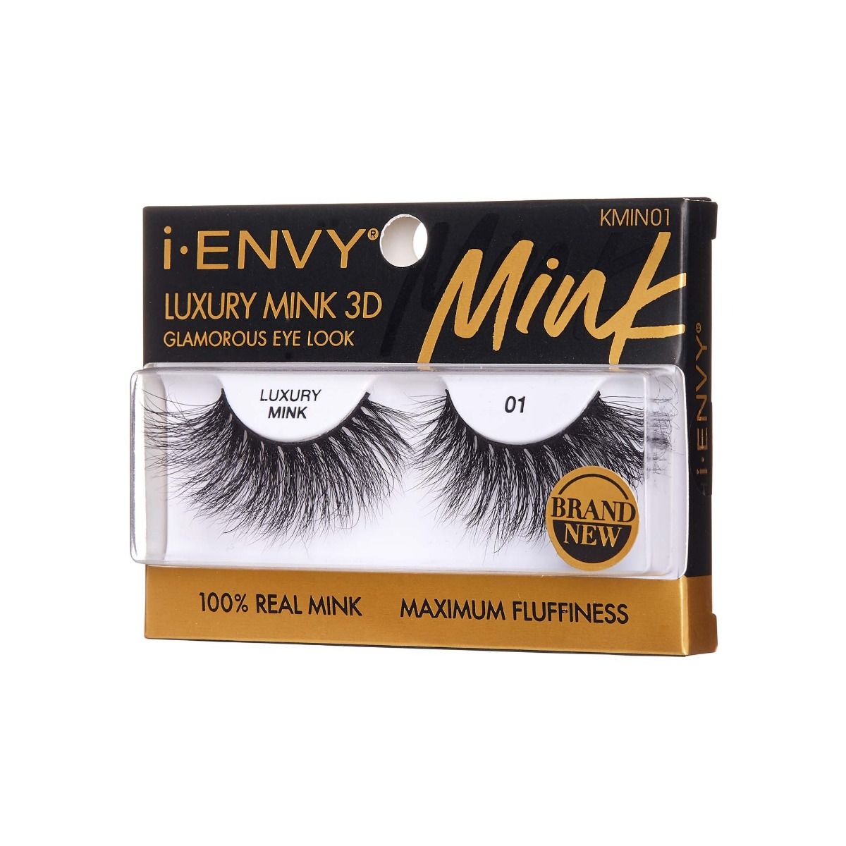 KISS | i ENVY LUXURY MINK 3D EYELASHES- 01