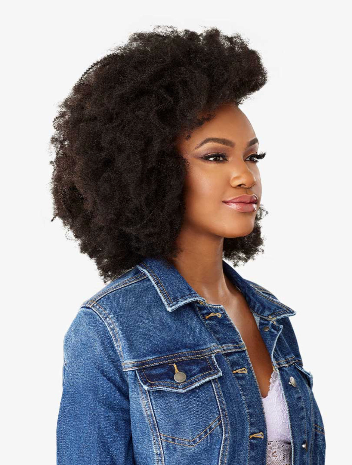 Sensationnel Curls Kinks & Co. Clip-In Extensions (4c Clique Human Hair)