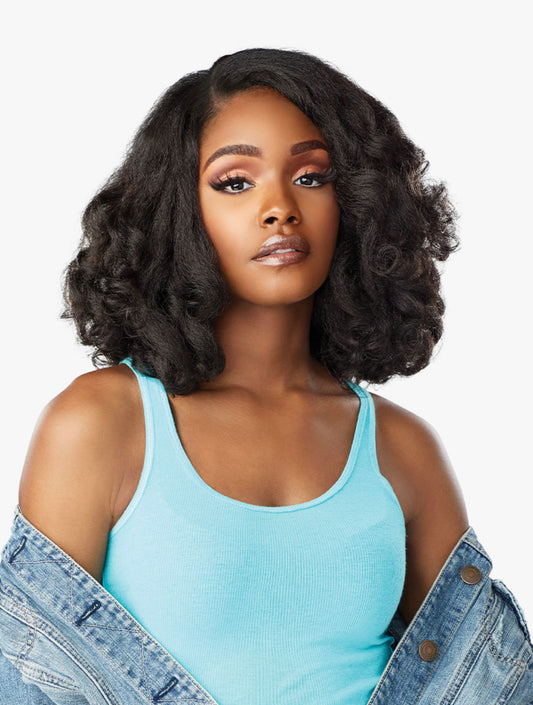 Sensationnel Curls Kinks & Co. Clip-In Extensions (Boss Lady 10" Premium Fiber)
