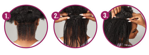 Sensationnel Curls Kinks & Co. Clip-In Extensions (Alpha Woman 12" Premium Fiber)