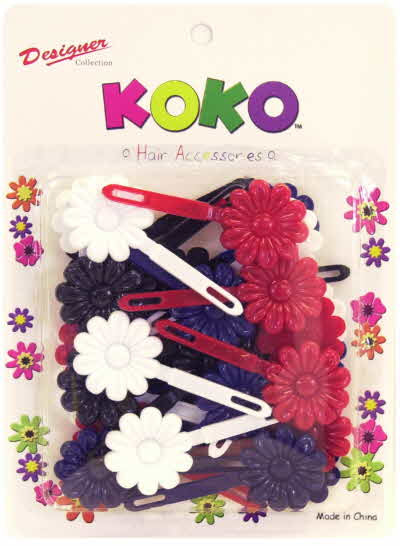 KOKO HAIR BARRETTES- 18CT - Elegant Boutique Beauty Supply