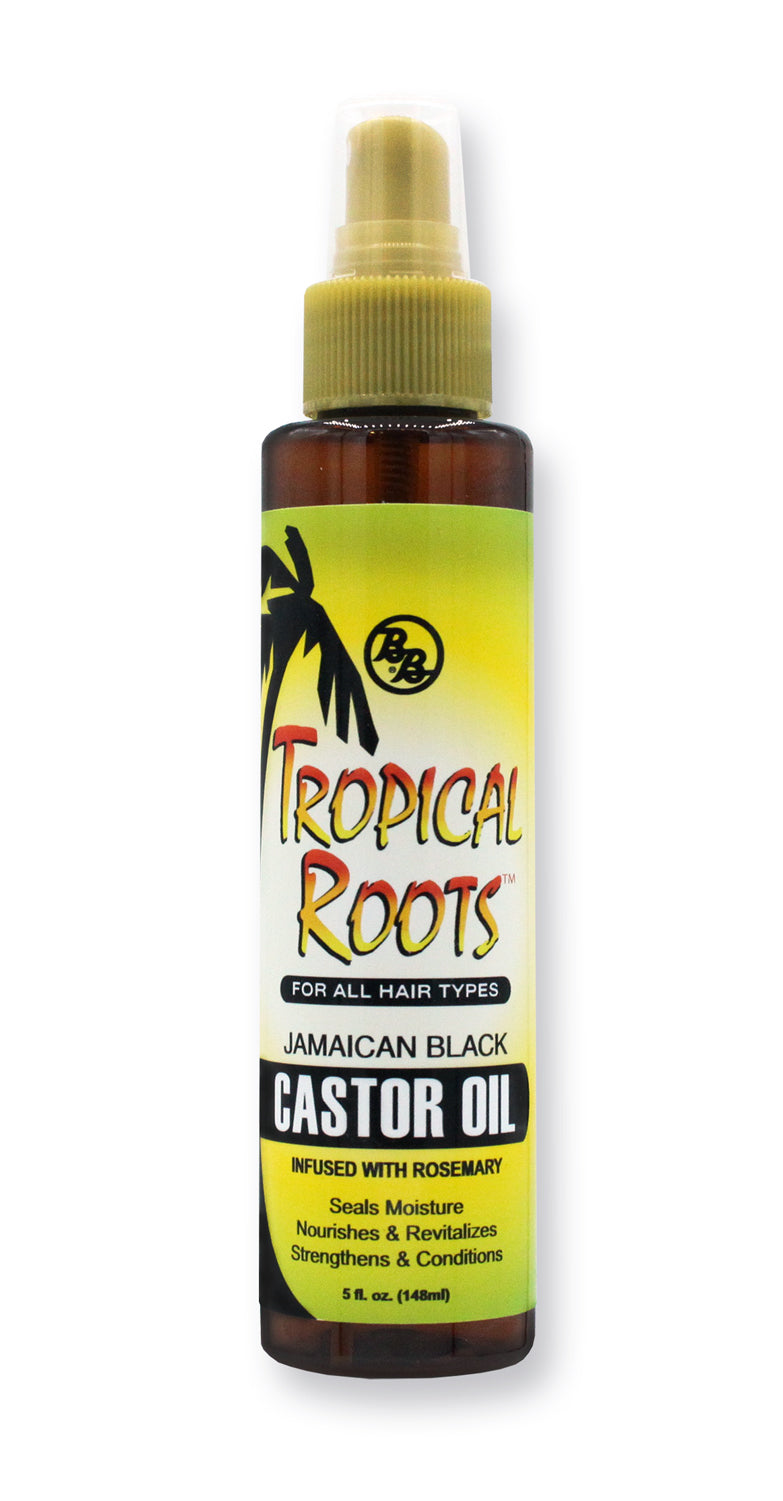 BRONNER BROS TROPICAL ROOTS CASTOR OIL - Elegant Boutique Beauty Supply